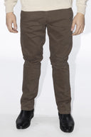 Pantalone chino uomo Briatore in raso di cotone