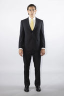 Abito uomo 3 pezzi sartoriale 2 bottoni drop 4 in misto lana