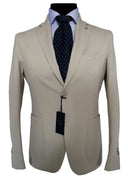Giacca uomo in cotone elastico sfoderata slim fit