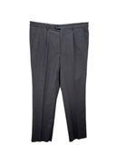 Pantalone sartoriale classico uomo drop 0 con pinces in misto fresco lana Tasmania