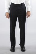 Pantalone classico sartoriale uomo Roberti drop 6 in misto lana Tasmania