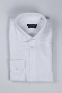 Camicia uomo Venturini sartoriale in cotone fil a fil - regular fit