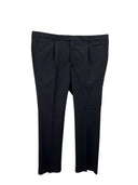 Pantalone sartoriale classico uomo drop 0 con pinces in misto fresco lana Tasmania