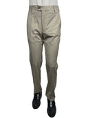 Pantalone classico sartoriale uomo Roberti drop 6 in misto fresco lana Tasmania