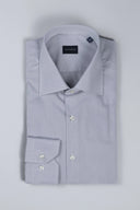 Camicia uomo Bagariny sartoriale in cotone fil a fil - regular fit