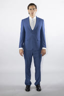 Abito uomo 3 pezzi sartoriale 2 bottoni drop 4 in misto lana