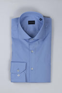 Camicia uomo Bagariny sartoriale in cotone popeline stretch - slim fit