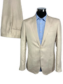 Abito uomo sartoriale 2 bottoni drop 6 in puro lino foderato