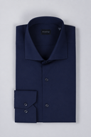 Camicia uomo Bagariny sartoriale in cotone popeline stretch - slim fit