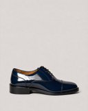 Scarpa Oxford uomo in vera pelle abrasivata con suola in cuoio - Made in Italy | Antica Sartoria Napoletana