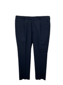 Pantalone sartoriale classico uomo drop 0 con pinces in misto fresco lana Tasmania