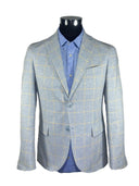 Giacca uomo sartoriale 2 bottoni in lino e cotone sfoderata