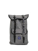 Zaino in tessuto in colorazione: nero, blu e grigio chiaro