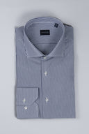 Camicia uomo Bagariny sartoriale in cotone stretch bastoncino - slim fit