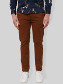 Pantalone chino uomo in gabardine di cotone