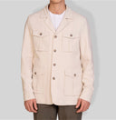 Giacca sahariana uomo lino e cotone