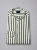 Camicia uomo Bagariny collo coreano in lino e cotone – regular fit
