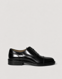 Scarpa Oxford uomo in vera pelle abrasivata con suola in cuoio - Made in Italy | Antica Sartoria Napoletana