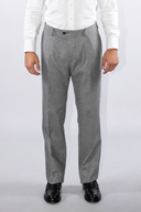 Pantalone sartoriale uomo in flanella di lana drop 6 - regular fit