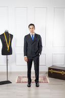Abito doppiopetto uomo sartoriale drop 6 in lana tropical tinta unita - regular fit | Made in Italy