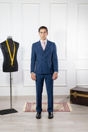 Abito doppiopetto uomo sartoriale in lana tropical wall street- regular fit | Made in Italy