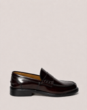 Mocassino uomo in pelle abrasivata con suola in cuoio – Made in Italy | Antica Sartoria Napoletana