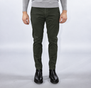 Pantalone chino uomo in raso di cotone stretch – slim fit