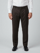 Pantalone sartoriale uomo in fresco lana Tasmania con pinces drop 0 - oversize fit