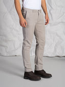 Pantaloni chino uomo in velluto a coste