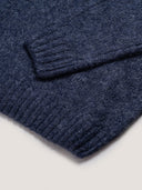 Maglia uomo a girocollo in filato misto lana