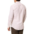 Camicia uomo in lino e cotone collo francese - slim fit