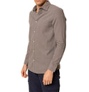 Camicia uomo in puro lino con collo francese  - slim fit