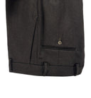 Pantalone classico sartoriale uomo Alexander drop 0 in flanella di lana con pinces