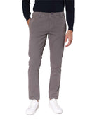 Pantaloni chino uomo in cotone caldo smerigliato