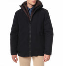 Giaccone uomo casual in panno con cappuccio