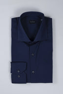 Camicia uomo Bagariny sartoriale in cotone popeline stretch - slim fit