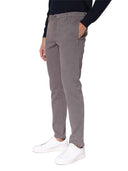 Pantaloni chino uomo in cotone caldo smerigliato