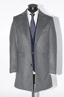 Cappotto classico monopetto uomo sartoriale in lana e cashmere