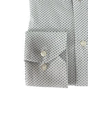 Camicia uomo Bagariny sartoriale in cotone popeline stretch robin blu - slim fit