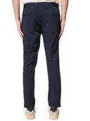 Pantalone uomo in tessuto tecnico spandex blu