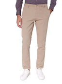 Pantaloni chino uomo in cotone caldo smerigliato