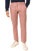 Pantaloni uomo in lino e cotone con coulisse