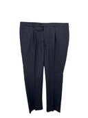 Pantalone sartoriale classico uomo drop 0 con pinces in misto fresco lana Tasmania
