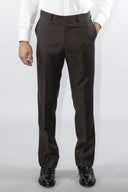 Pantalone classico sartoriale uomo Ardenti drop 6 in lana vigogna