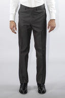 Pantalone classico sartoriale uomo Roberti drop 6 in misto lana Tasmania