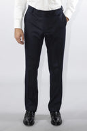 Pantalone classico sartoriale uomo Alexander drop 6 in flanella di lana