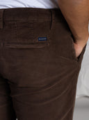Pantaloni chino uomo in velluto a coste