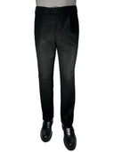 Pantalone classico sartoriale uomo Roberti drop 4 con pinces in misto fresco lana Tasmania
