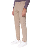 Pantaloni chino uomo in cotone caldo smerigliato