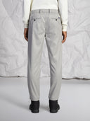Pantalone chino a vita regolabile con fit comfort grigio